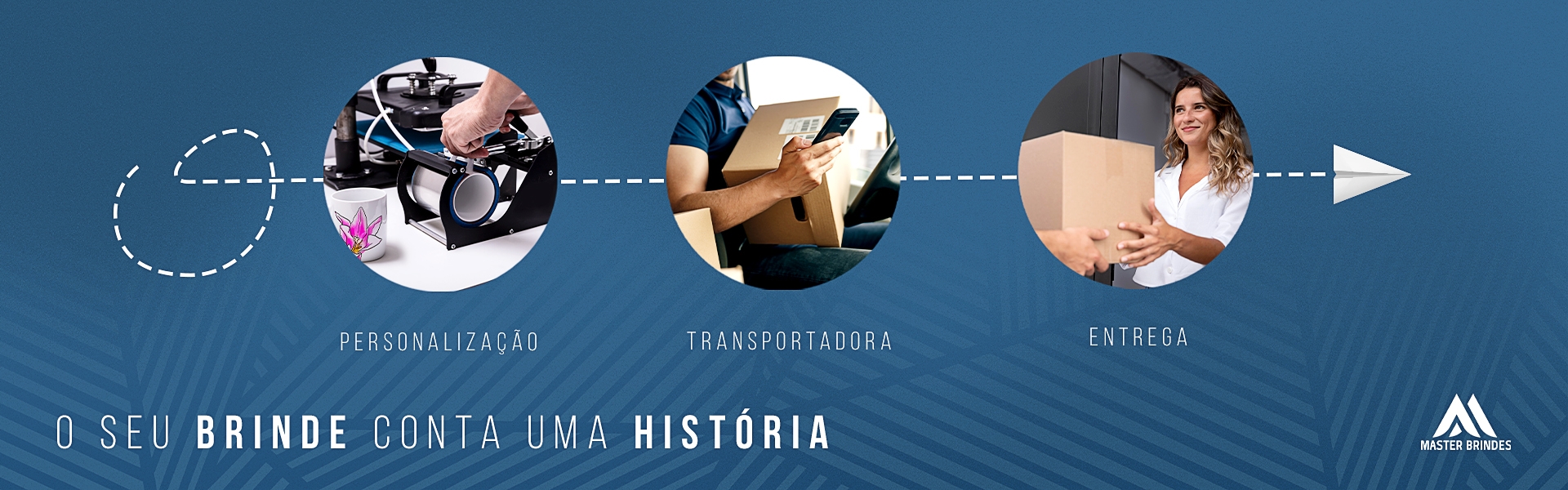 Seu brinde conta uma história